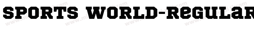 Sports World-Regular字体转换
